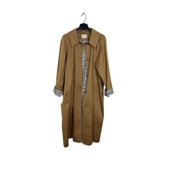 Sézane Clyde Trench Coat in Camel Size FR 44/US 12 - Picture 2 of 16